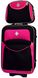 Комплект чемодан и кейс Bonro Style маленький черно-розовой (10120107)
