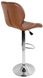 Барный стул со спинкой Bonro B-087 коричневый (40600020)