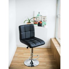 Барний стілець зі спинкою Bonro BN-0106 чорний (42400410)