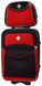 Комплект валіза та кейс Bonro Style маленький чорно-червоний (10120102)