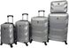 Набор чемоданов 5 штук Bonro 2019 серебряный (10500102)
