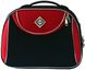 Комплект валіза та кейс Bonro Style маленький чорно-червоний (10120102)