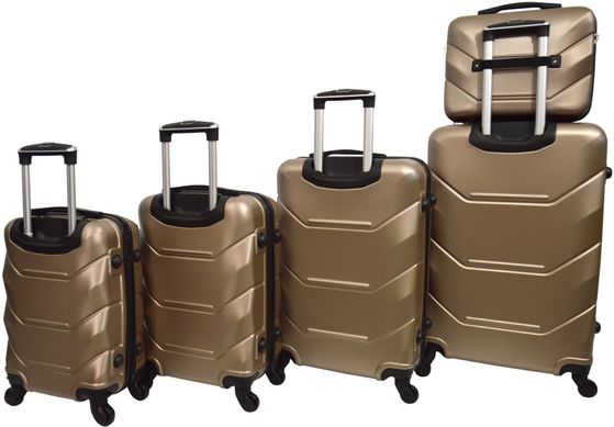 Набор чемоданов 5 штук Bonro 2019 шампань (10500108)