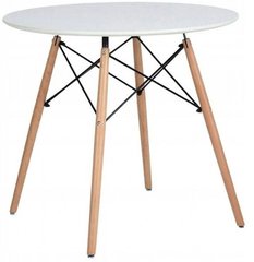 Стол обеденный круглый 60 см Bonro ВN-957 белый (42400166)