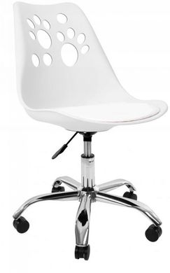 Кресло офисное, компьютерное Bonro B-881 белое (4230014)
