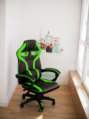 Кресло геймерськое Bonro B-827 зеленое (40800102)