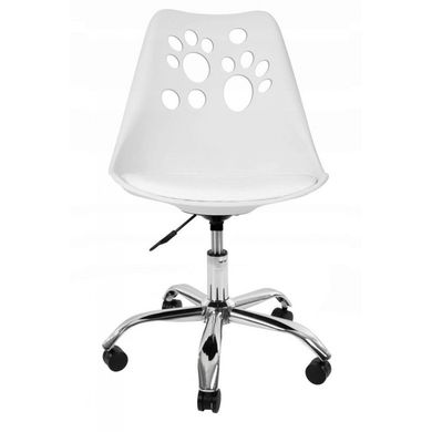 Крісло офісне, комп'ютерне Bonro B-881 біле (4230014)