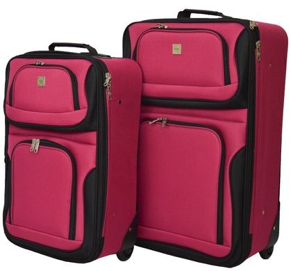 Набор чемоданов Bonro Best 2 шт вишневый (10080700)