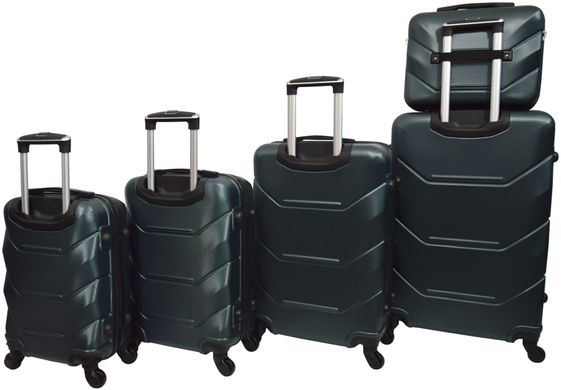 Набор чемоданов 5 штук Bonro 2019 изумрудный (10500109)