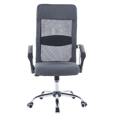 Крісло офісне на колесах Bonro BN-002-2 сіре (42400415)