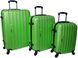 Набор чемоданов Siker Line 3 штуки салатовый (10140304)